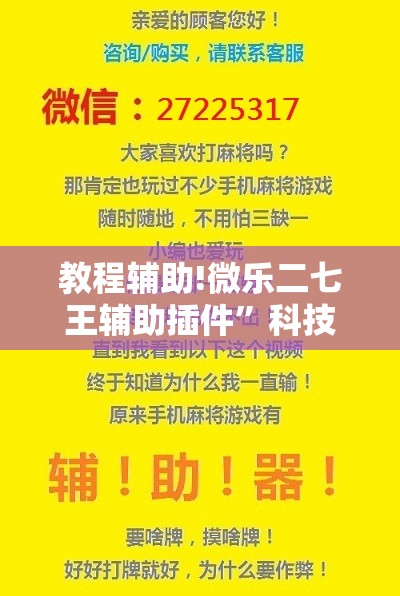 教程辅助!微乐二七王辅助插件”科技辅助神器手机版