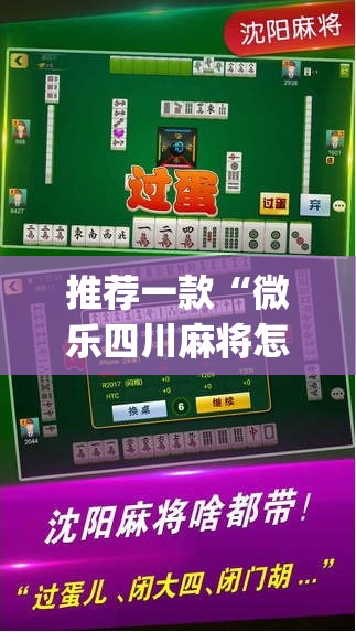 推荐一款“微乐四川麻将怎么提高胜率	”开挂(透视)辅助神器