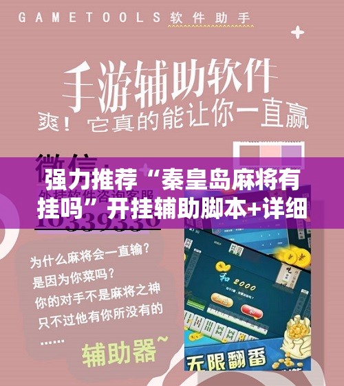强力推荐“秦皇岛麻将有挂吗	”开挂辅助脚本+详细开挂安装教程