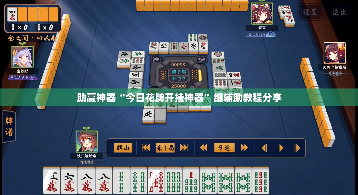 助赢神器“今日花牌开挂神器”细辅助教程分享