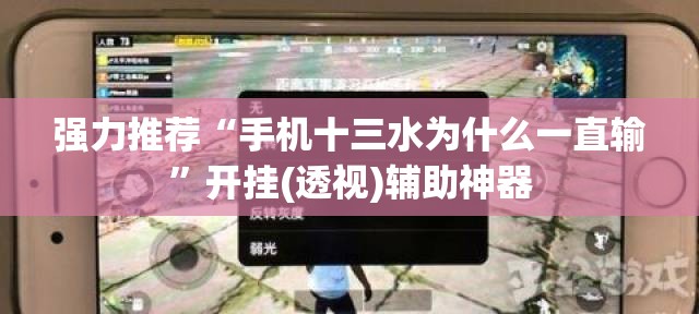 强力推荐“手机十三水为什么一直输”开挂(透视)辅助神器