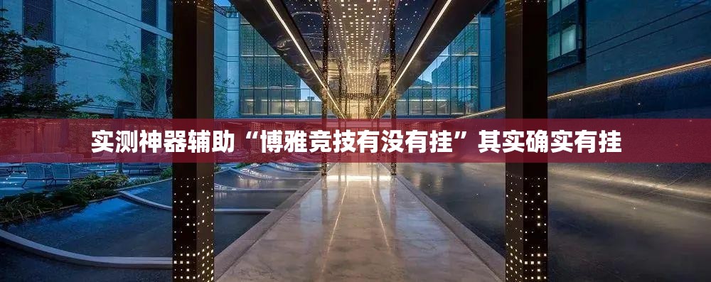 实测神器辅助“博雅竞技有没有挂”其实确实有挂
