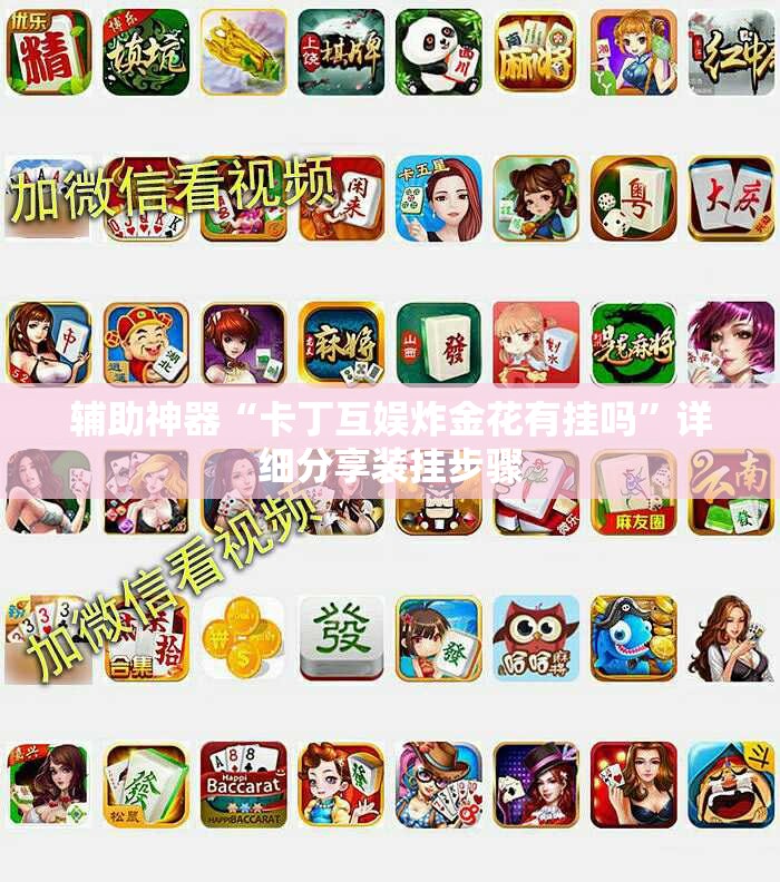 辅助神器“卡丁互娱炸金花有挂吗”详细分享装挂步骤