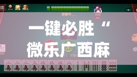 一键必胜“微乐广西麻将到底有没有挂”开挂(透视)辅助神器