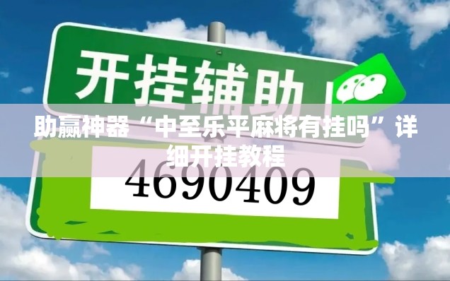 助赢神器“中至乐平麻将有挂吗”详细开挂教程