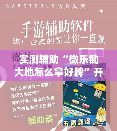 实测辅助“微乐锄大地怎么拿好牌	”开挂(透视)辅助教程