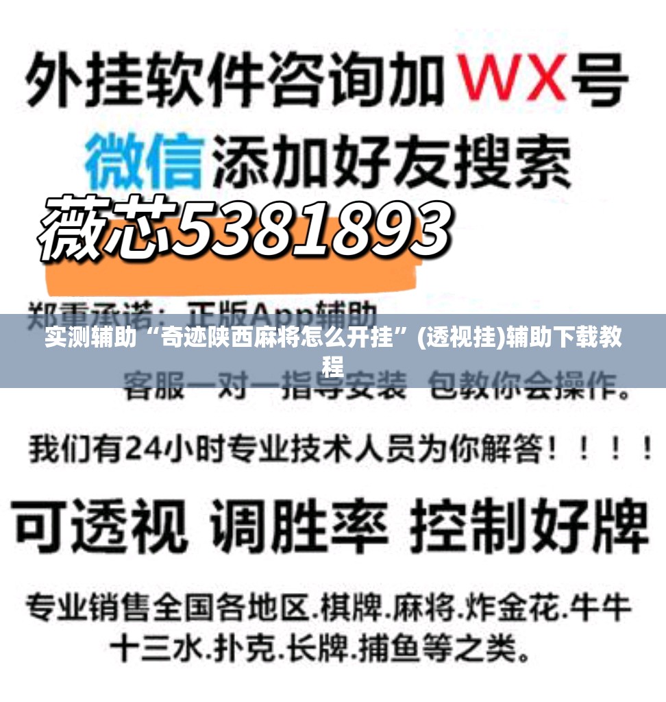 实测辅助“奇迹陕西麻将怎么开挂”(透视挂)辅助下载教程