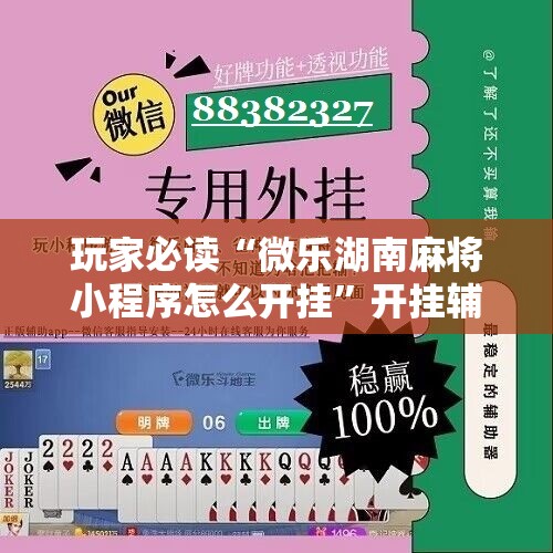 玩家必读“微乐湖南麻将小程序怎么开挂”开挂辅助脚本+详细开挂安装教程
