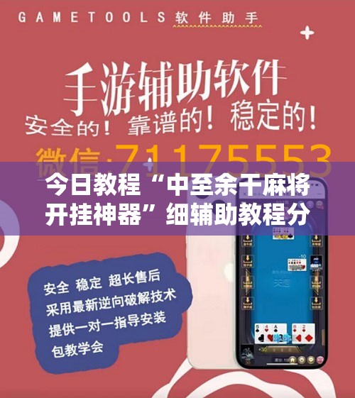今日教程“中至余干麻将开挂神器	”细辅助教程分享