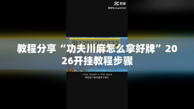 教程分享“功夫川麻怎么拿好牌”2026开挂教程步骤