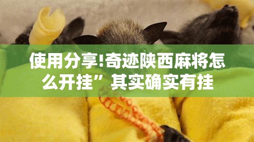 使用分享!奇迹陕西麻将怎么开挂”其实确实有挂