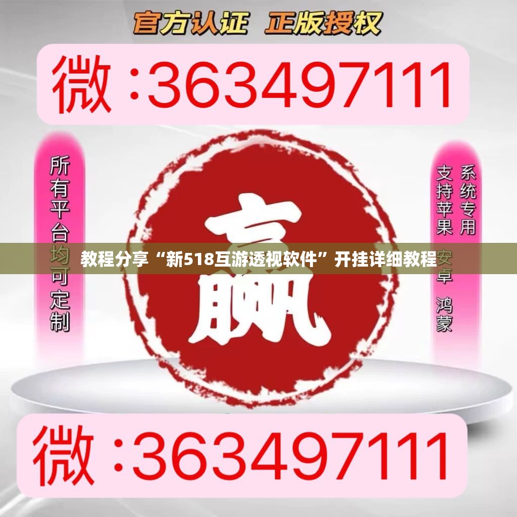 教程分享“新518互游透视软件”开挂详细教程
