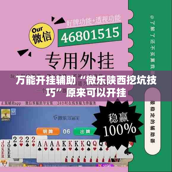 万能开挂辅助“微乐陕西挖坑技巧	”原来可以开挂