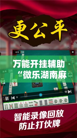 万能开挂辅助“微乐湖南麻将怎么开挂”开挂辅助脚本+详细开挂安装教程