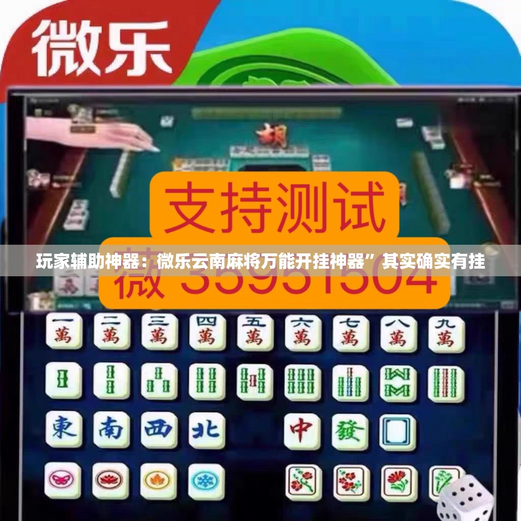 玩家辅助神器：微乐云南麻将万能开挂神器”其实确实有挂