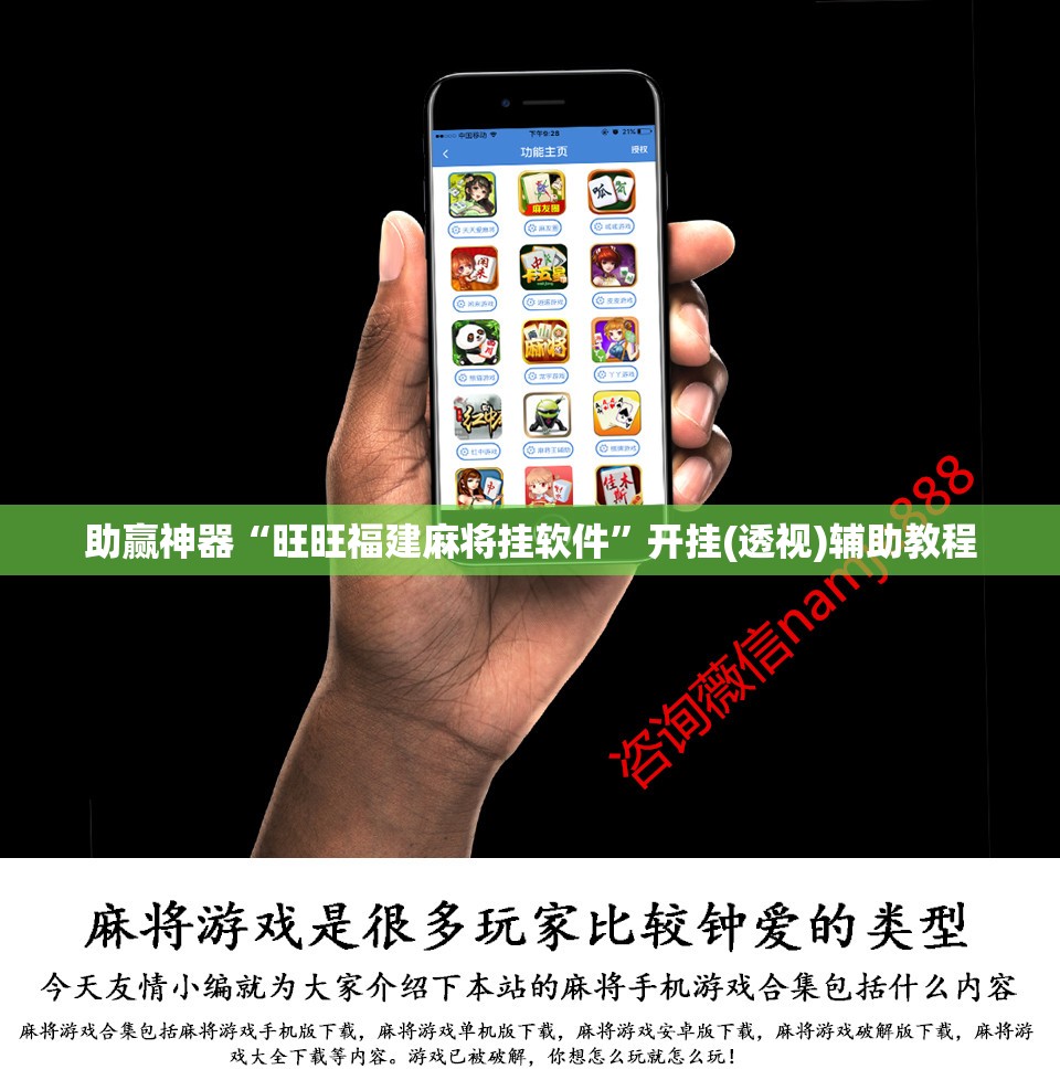 助赢神器“旺旺福建麻将挂软件”开挂(透视)辅助教程