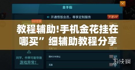 教程辅助!手机金花挂在哪买”细辅助教程分享