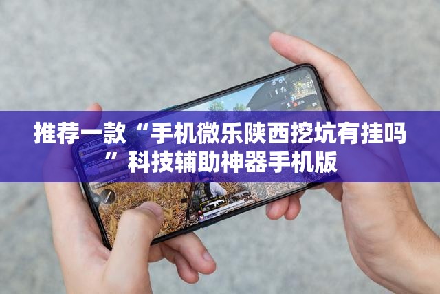 推荐一款“手机微乐陕西挖坑有挂吗”科技辅助神器手机版