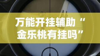 万能开挂辅助“金乐桃有挂吗”其实确实有挂