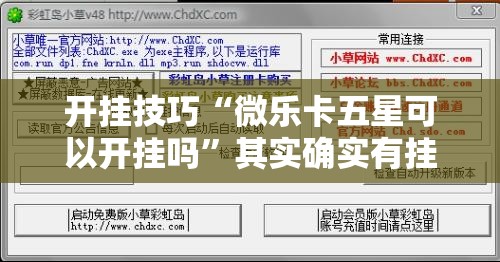 开挂技巧“微乐卡五星可以开挂吗”其实确实有挂