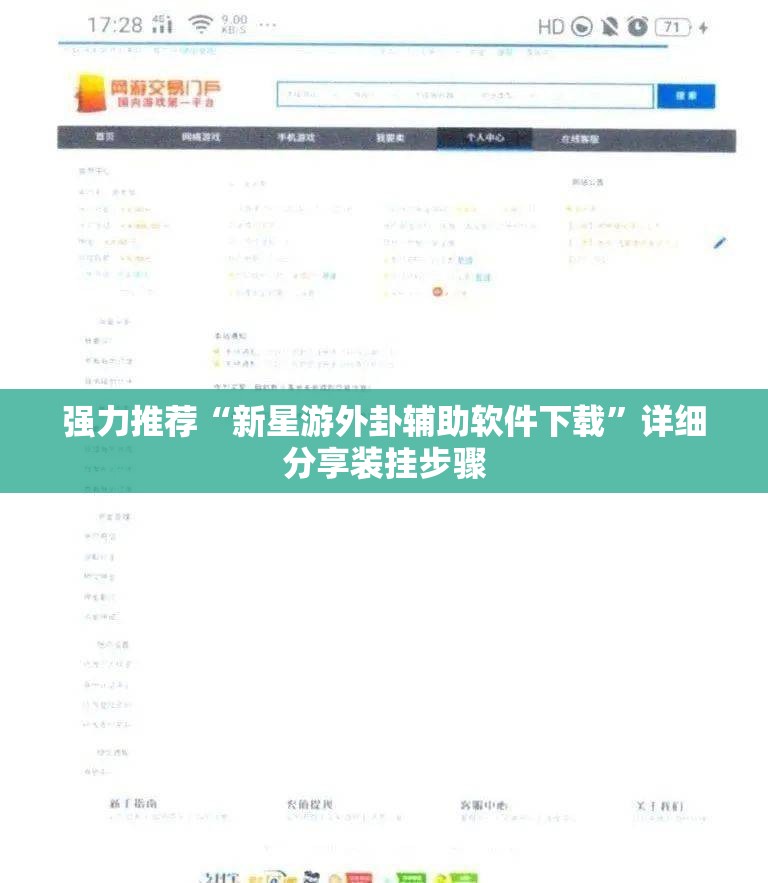 强力推荐“新星游外卦辅助软件下载”详细分享装挂步骤