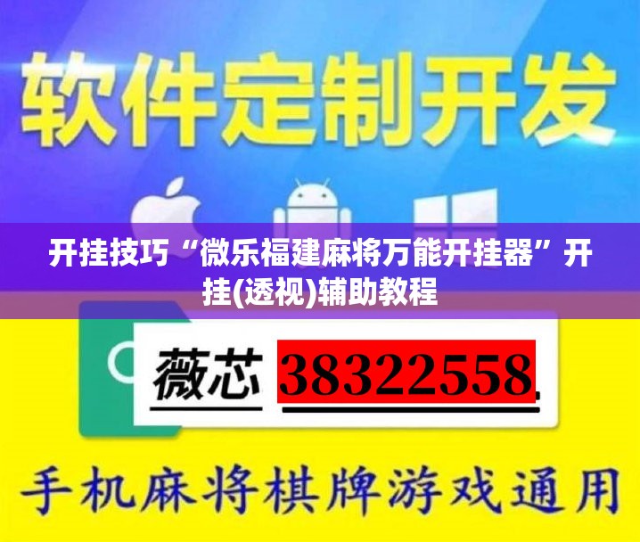 开挂技巧“微乐福建麻将万能开挂器”开挂(透视)辅助教程