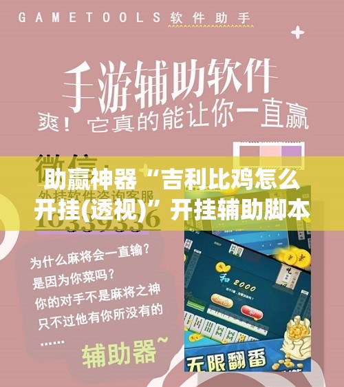 助赢神器“吉利比鸡怎么开挂(透视)”开挂辅助脚本+详细开挂安装教程