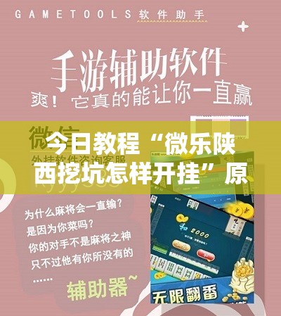 今日教程“微乐陕西挖坑怎样开挂”原来可以开挂