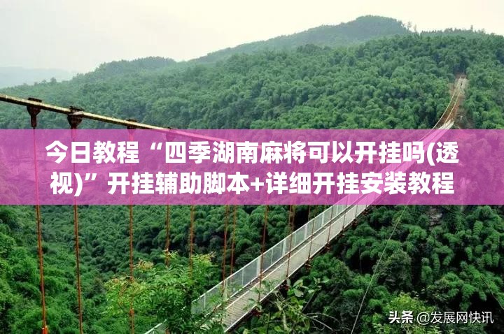 今日教程“四季湖南麻将可以开挂吗(透视)”开挂辅助脚本+详细开挂安装教程