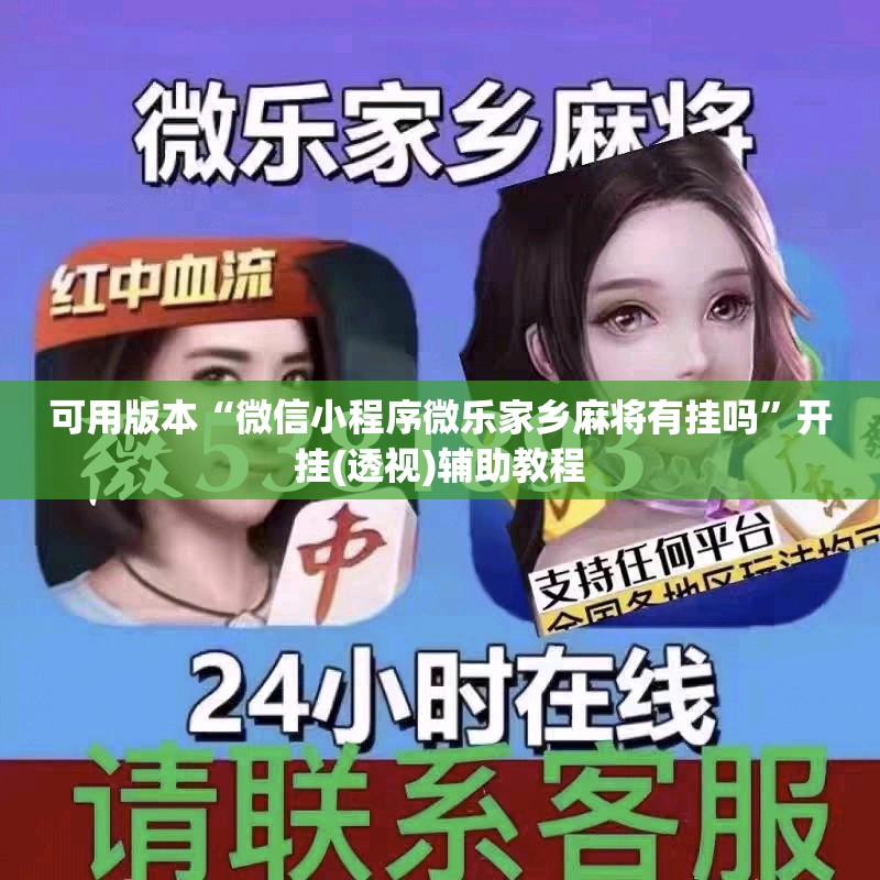 可用版本“微信小程序微乐家乡麻将有挂吗”开挂(透视)辅助教程