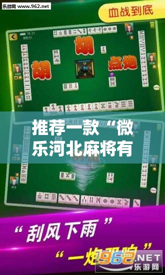推荐一款“微乐河北麻将有没有挂	”细辅助教程分享