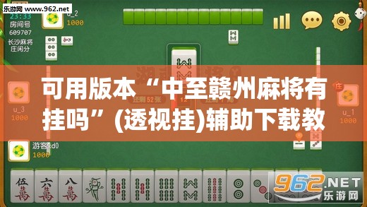 可用版本“中至赣州麻将有挂吗”(透视挂)辅助下载教程