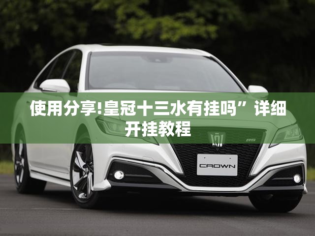 使用分享!皇冠十三水有挂吗”详细开挂教程