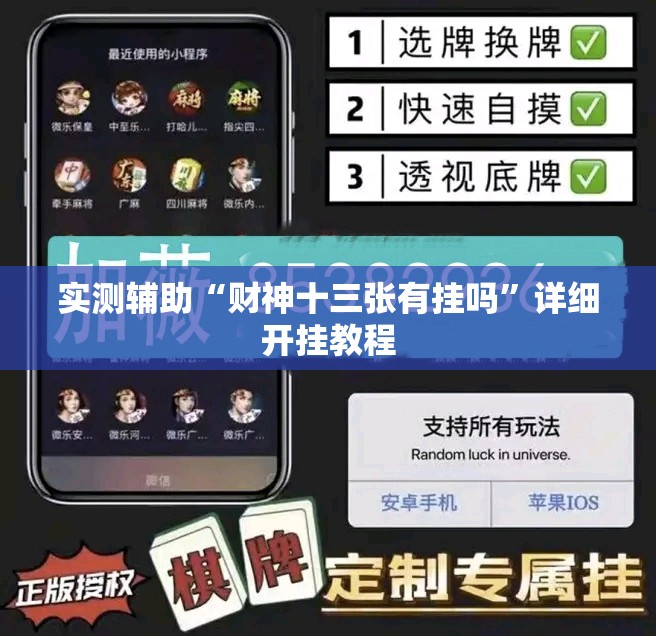 实测辅助“财神十三张有挂吗	”详细开挂教程