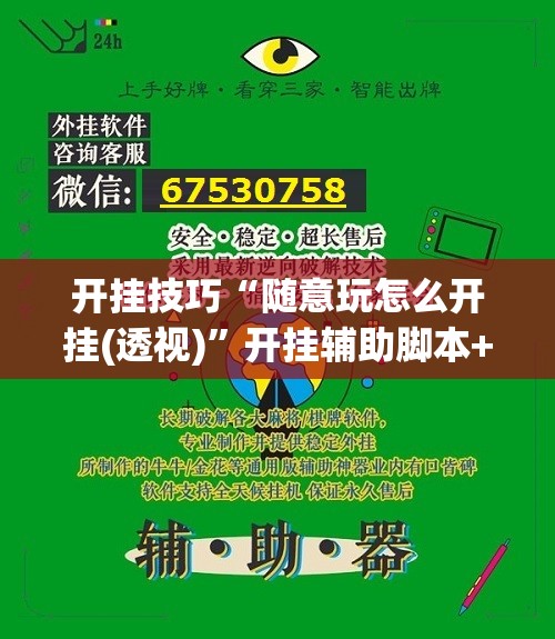 开挂技巧“随意玩怎么开挂(透视)”开挂辅助脚本+详细开挂安装教程