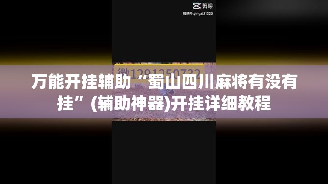万能开挂辅助“蜀山四川麻将有没有挂”(辅助神器)开挂详细教程