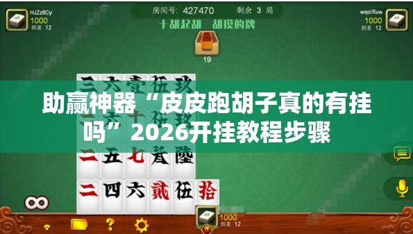 助赢神器“皮皮跑胡子真的有挂吗”2026开挂教程步骤