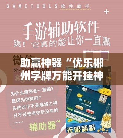助赢神器“优乐郴州字牌万能开挂神器”开挂详细教程