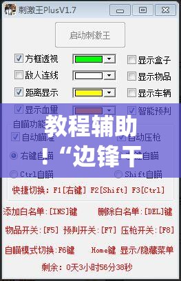 教程辅助!“边锋干瞪眼挂骗局”(透视挂)辅助下载教程
