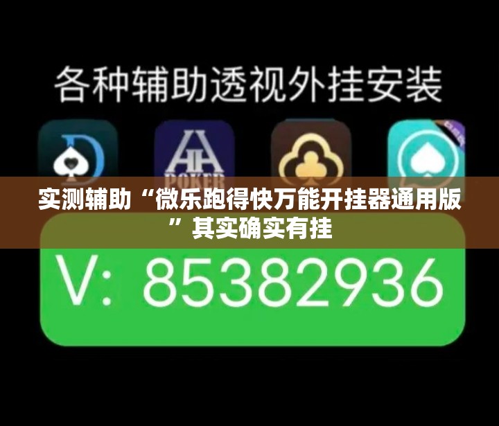 实测辅助“微乐跑得快万能开挂器通用版”其实确实有挂
