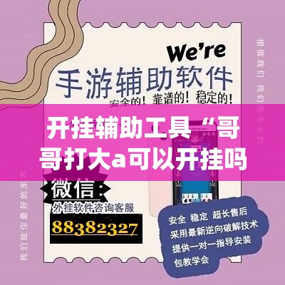 开挂辅助工具“哥哥打大a可以开挂吗”(辅助神器)开挂详细教程
