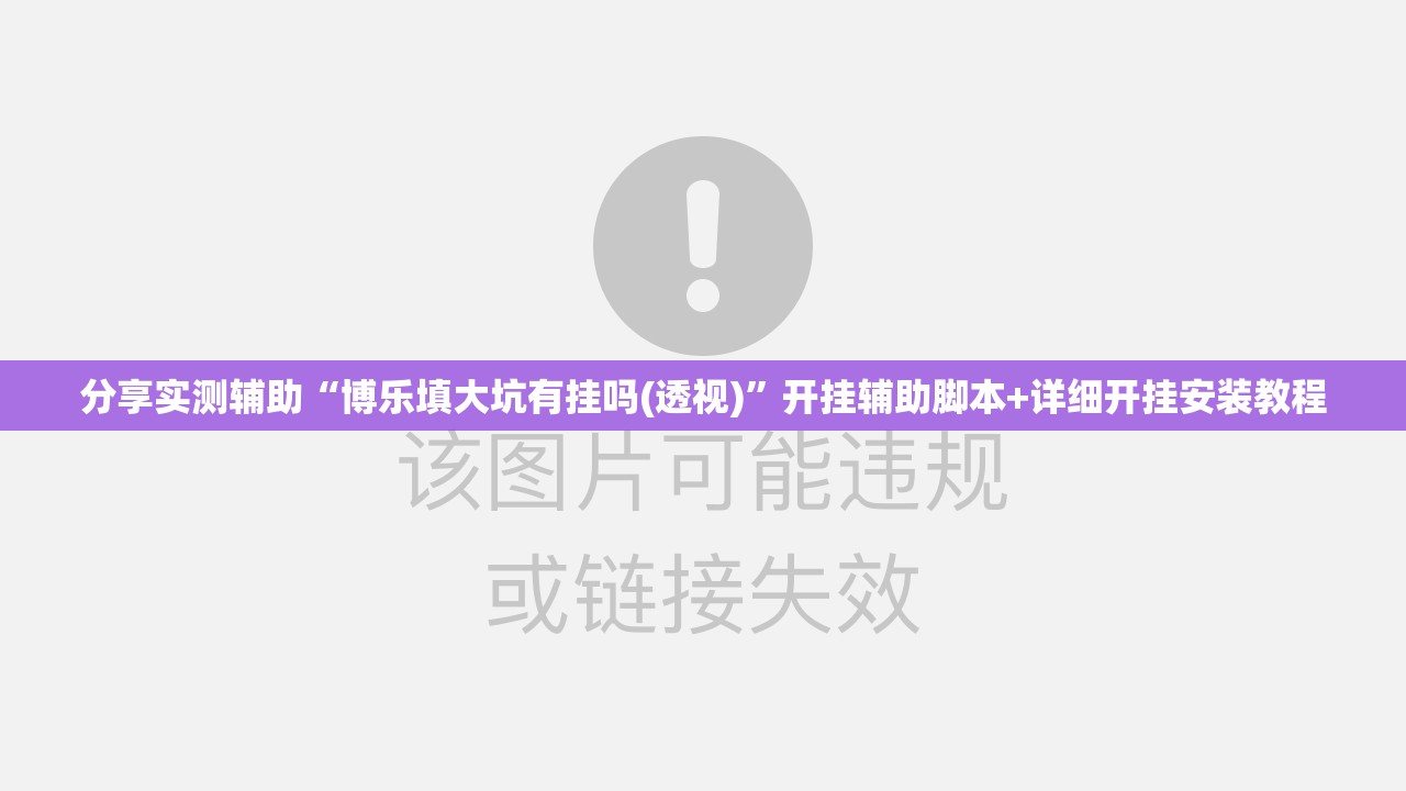 分享实测辅助“博乐填大坑有挂吗(透视)	”开挂辅助脚本+详细开挂安装教程