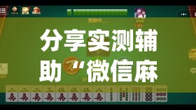 分享实测辅助“微信麻将小程序万能开挂器”(透视挂)辅助下载教程
