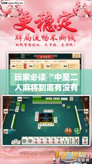 玩家必读“中至二人麻将到底有没有挂”(透视挂)辅助下载教程