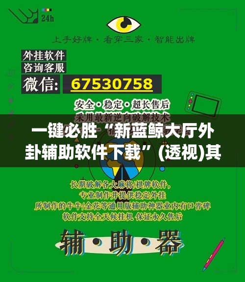 一键必胜“新蓝鲸大厅外卦辅助软件下载”(透视)其实确实有挂