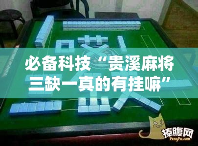 必备科技“贵溪麻将三缺一真的有挂嘛	”科技辅助神器手机版