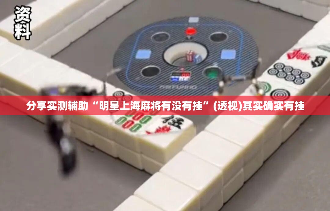 分享实测辅助“明星上海麻将有没有挂	”(透视)其实确实有挂
