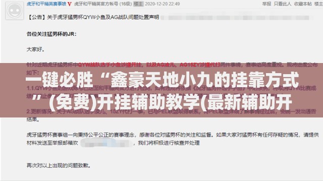 一键必胜“鑫豪天地小九的挂靠方式”(免费)开挂辅助教学(最新辅助开挂教程)