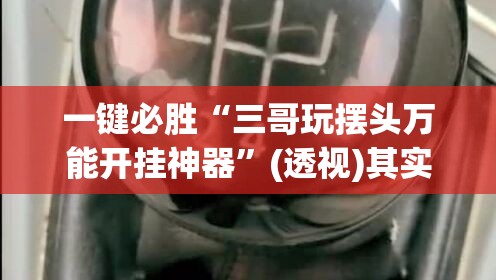一键必胜“三哥玩摆头万能开挂神器”(透视)其实确实有挂