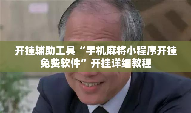 开挂辅助工具“手机麻将小程序开挂免费软件”开挂详细教程